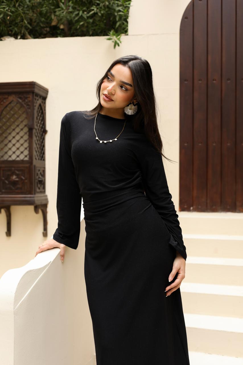 Layali Definition Dress-Black