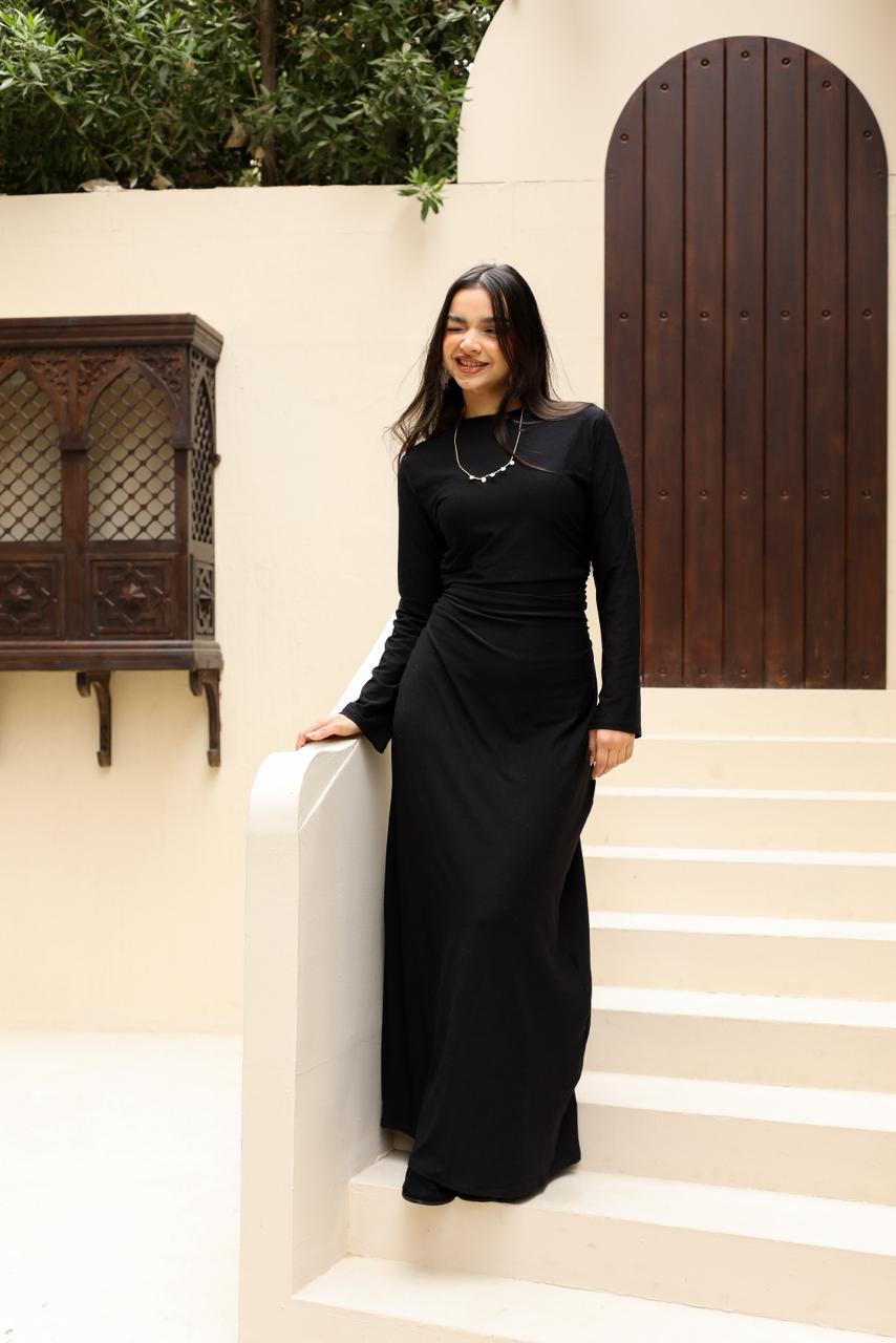 Layali Definition Dress-Black