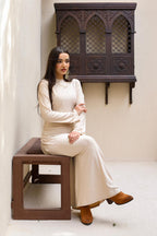 Layali Definition Dress-Beige