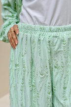 Snipped Summer Cotton Set-Mint