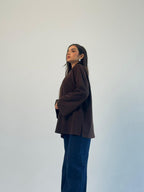 Daily Comfort Blouse - Brown