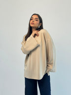 Daily Comfort Blouse - Beige