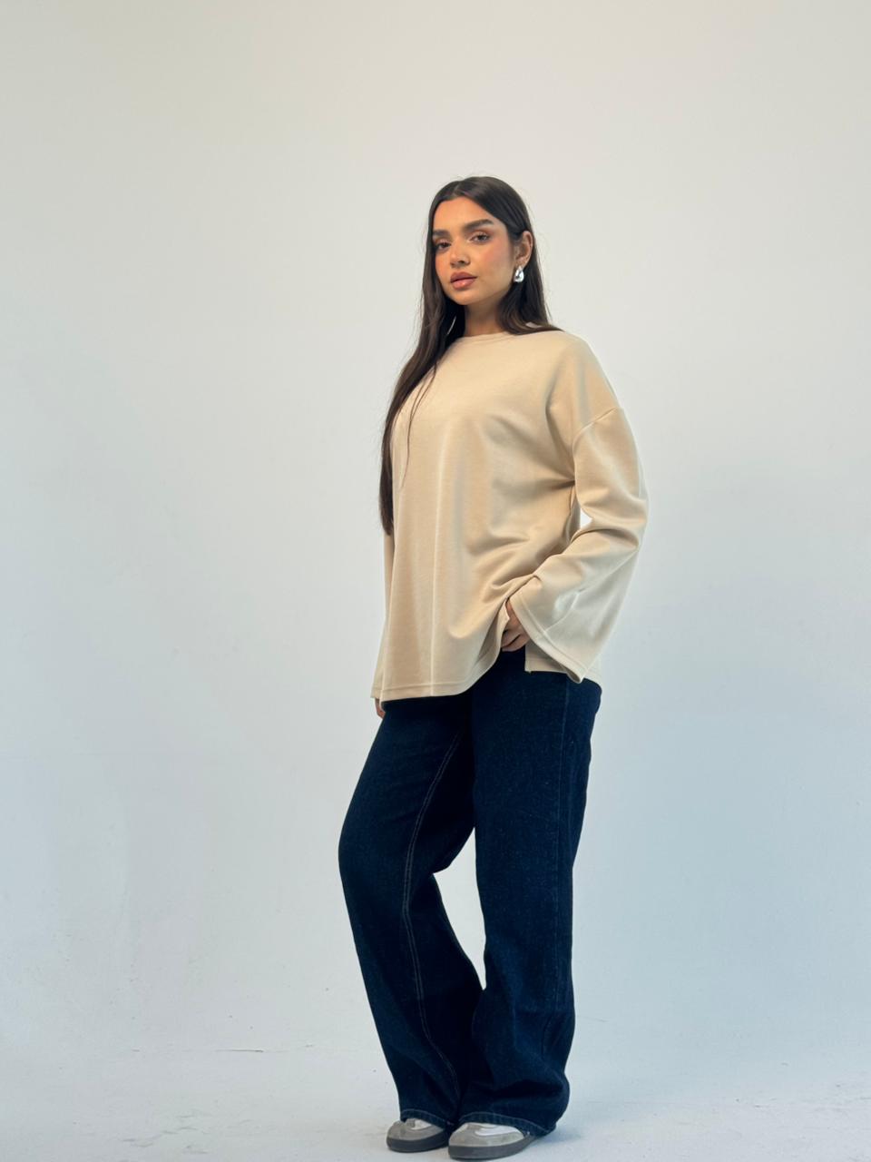 Daily Comfort Blouse - Beige