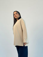 Daily Comfort Blouse - Beige