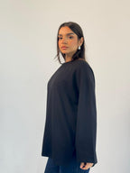 Daily Comfort Blouse - Black