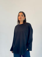 Daily Comfort Blouse - Black