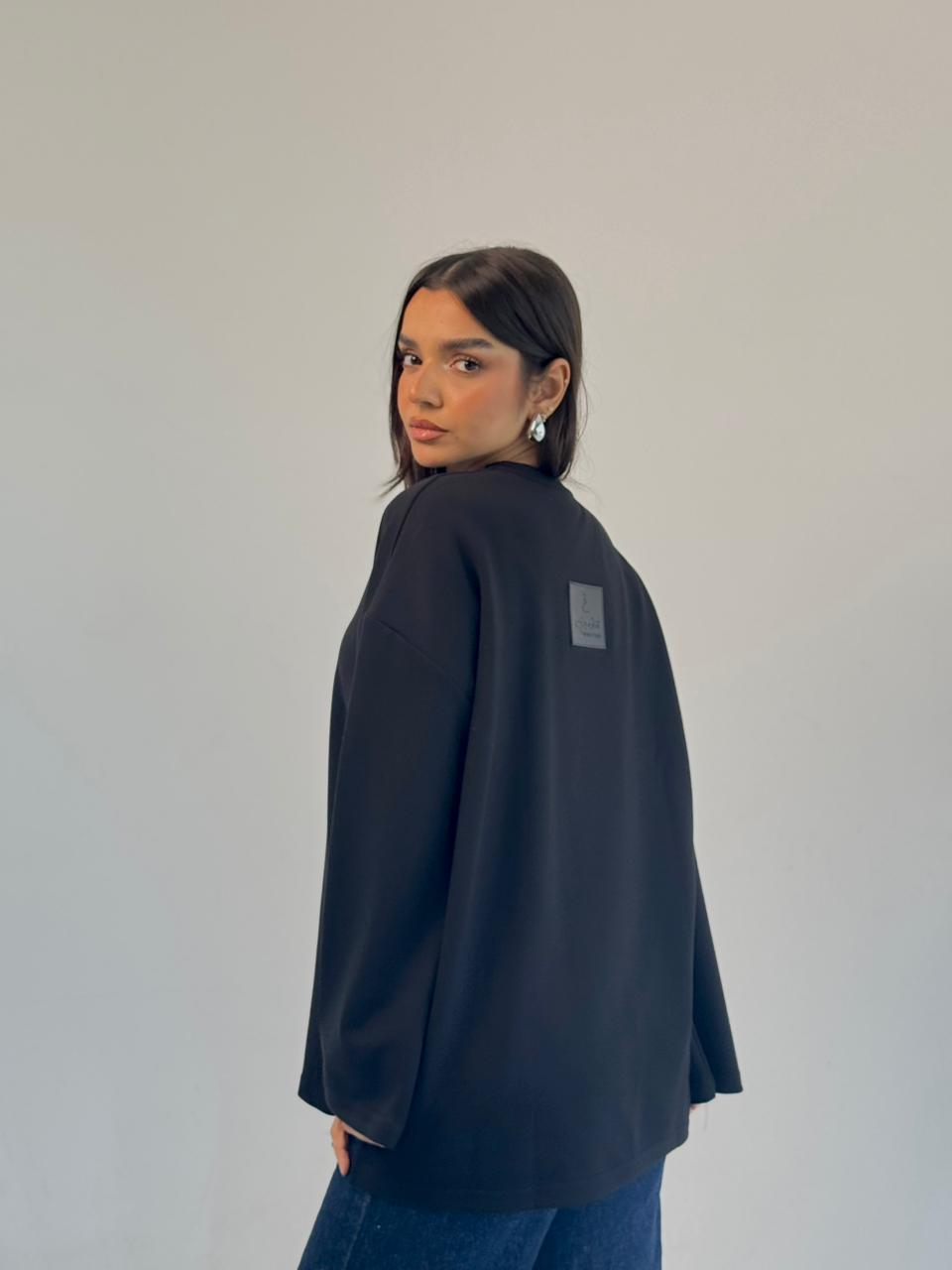 Daily Comfort Blouse - Black