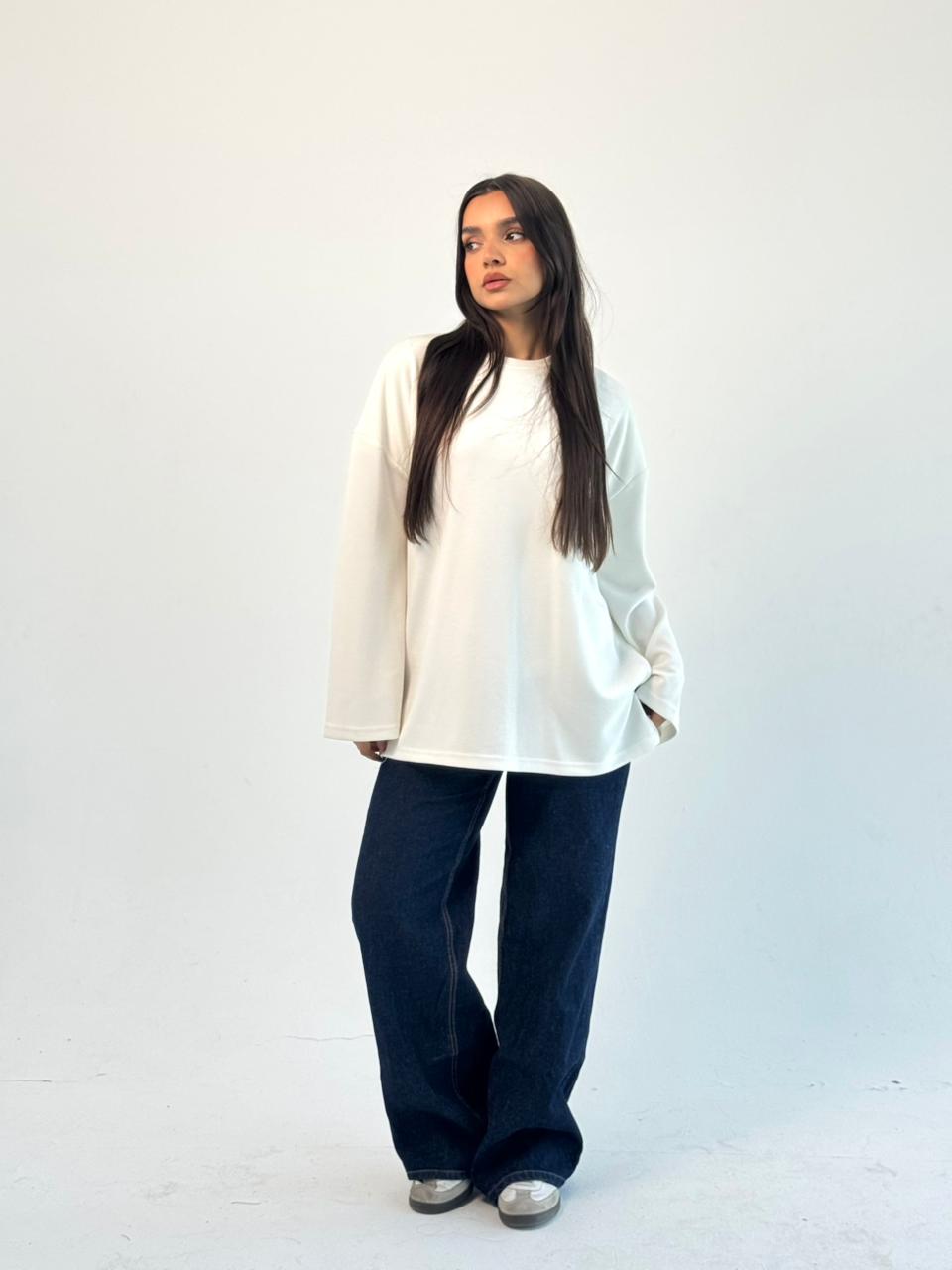 Daily Comfort Blouse - White