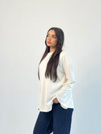 Daily Comfort Blouse - White