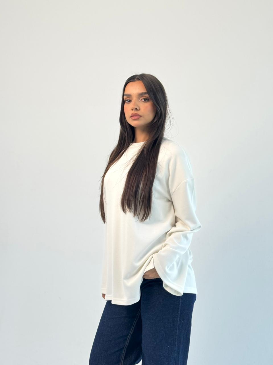 Daily Comfort Blouse - White