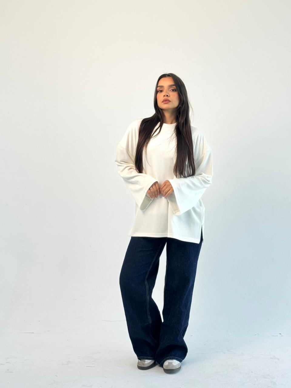 Daily Comfort Blouse - White