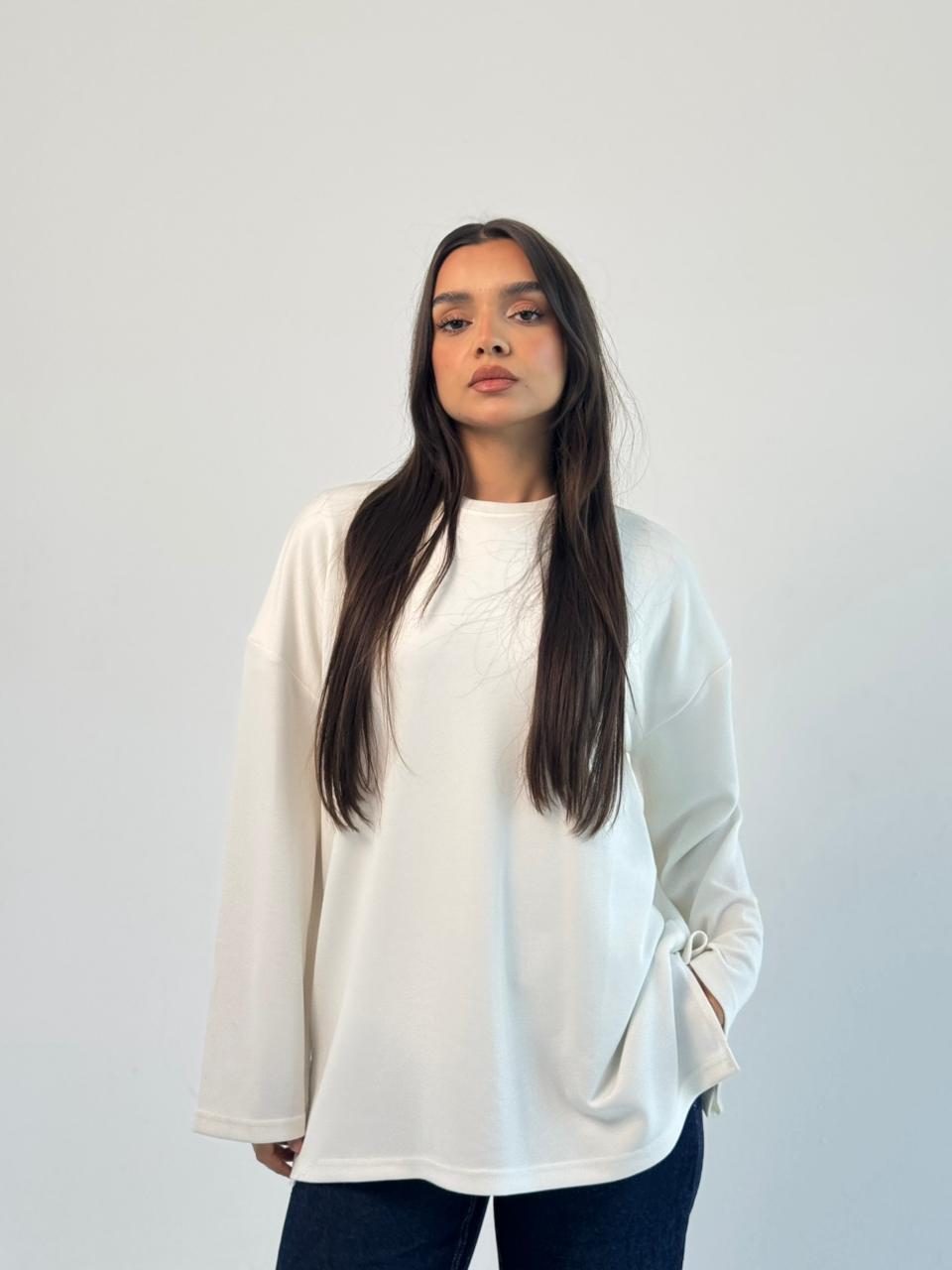 Daily Comfort Blouse - White