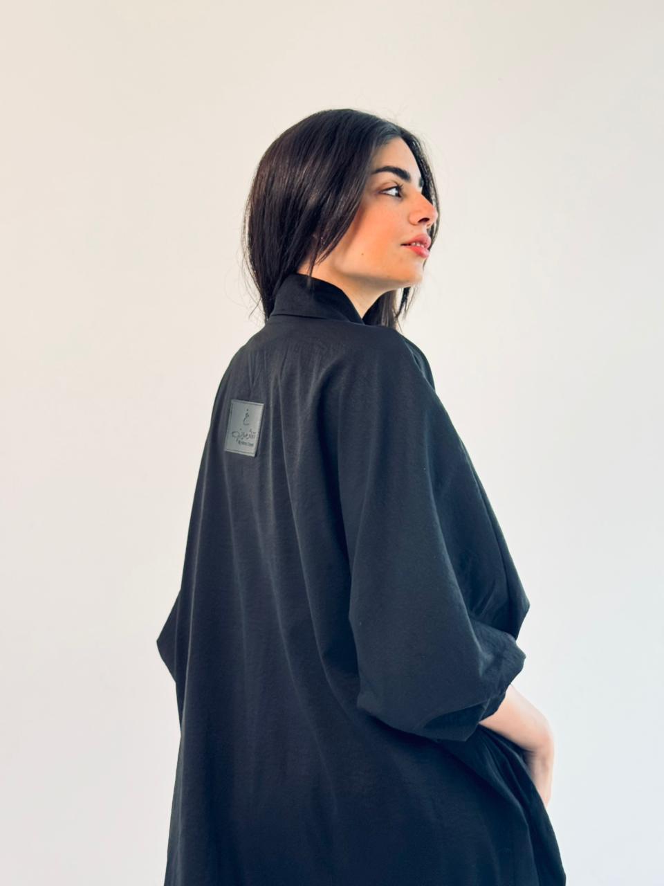 Summer Oversized Kimono -Black