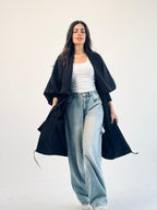Summer Oversized Kimono -Black