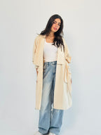 Summer Oversized Kimono-Beige