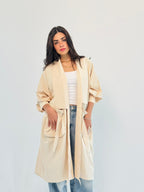 Summer Oversized Kimono-Beige