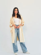 Summer Oversized Kimono-Beige