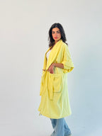 Summer Oversized Kimono-Yellow