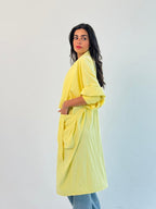 Summer Oversized Kimono-Yellow