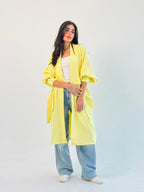 Summer Oversized Kimono-Yellow