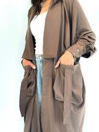 Summer Oversized Kimono-Brown