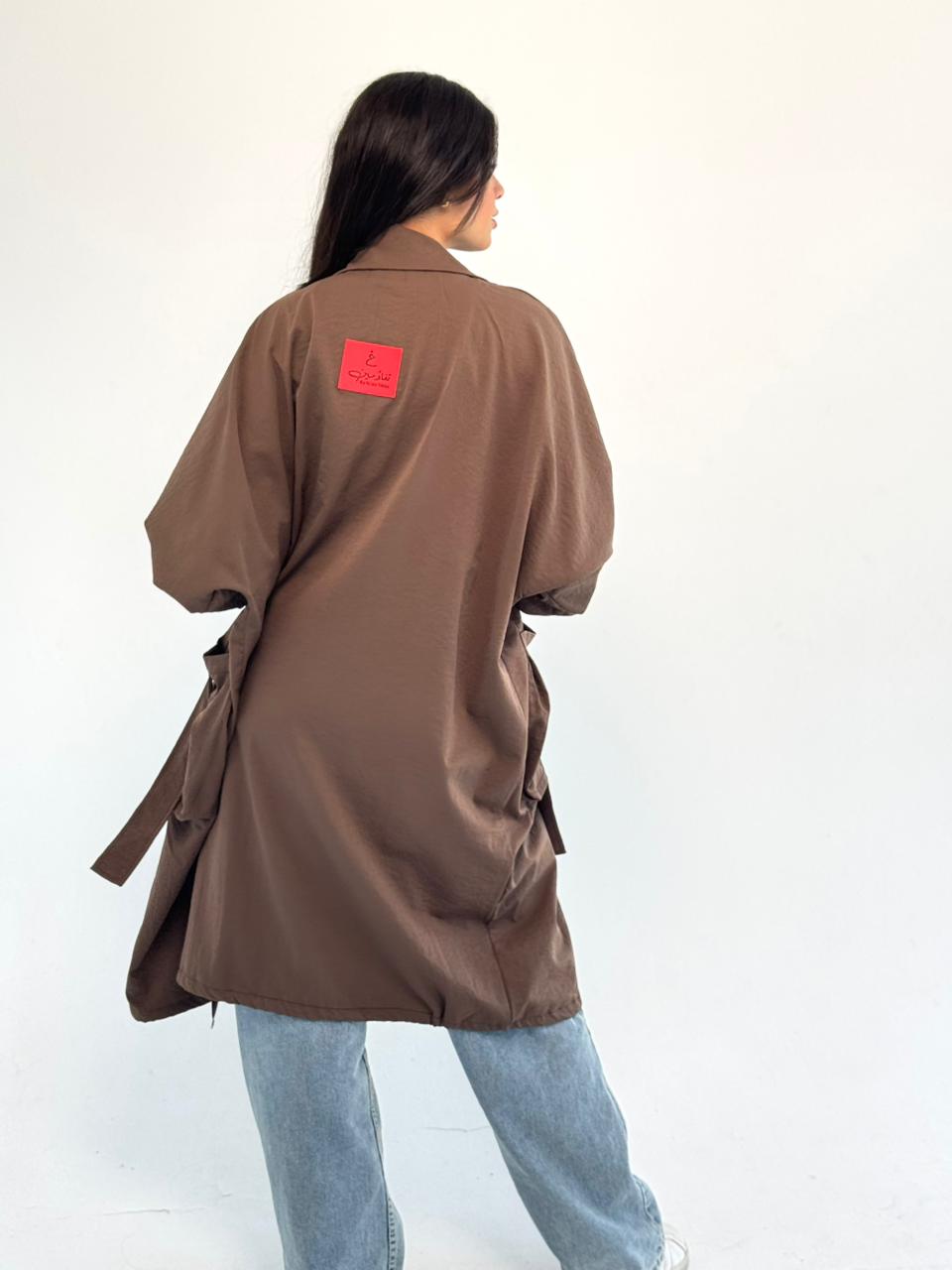 Summer Oversized Kimono-Brown