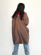 Summer Oversized Kimono-Brown