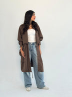 Summer Oversized Kimono-Brown