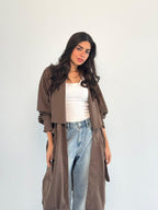 Summer Oversized Kimono-Brown