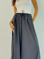 To-Go Wide Leg Pants- Black