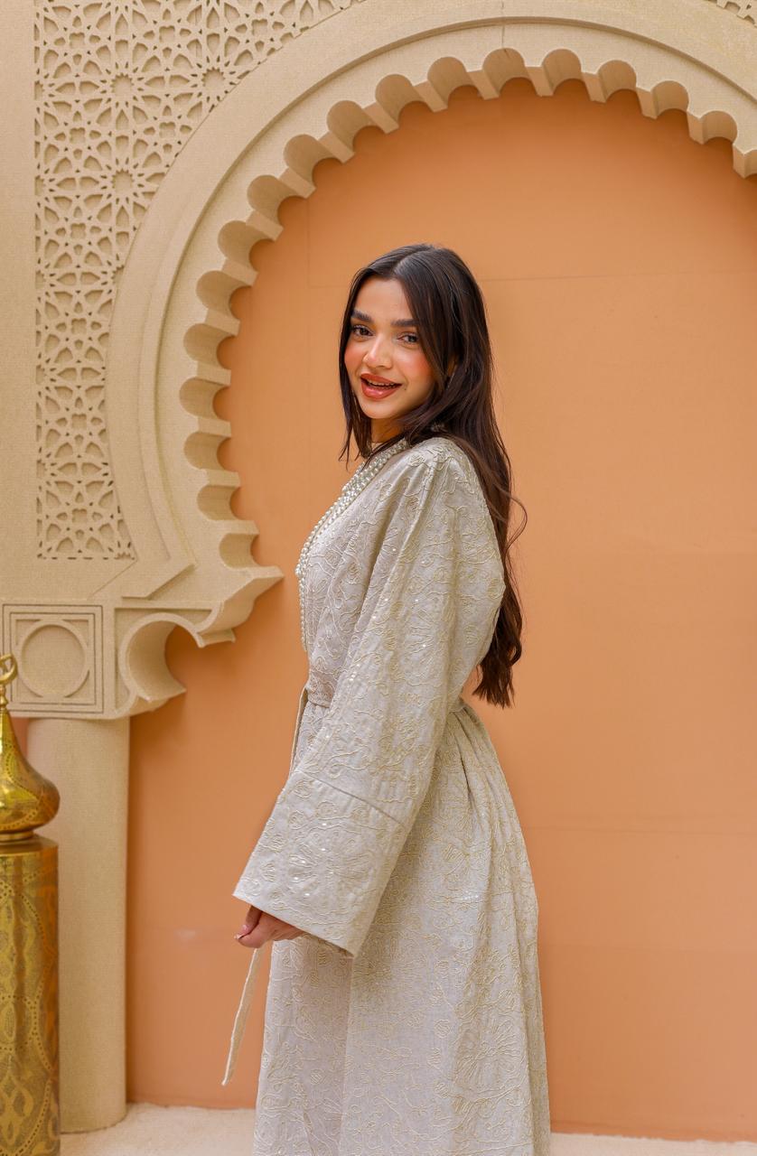Dey Handmade Kaftan- OffWhite