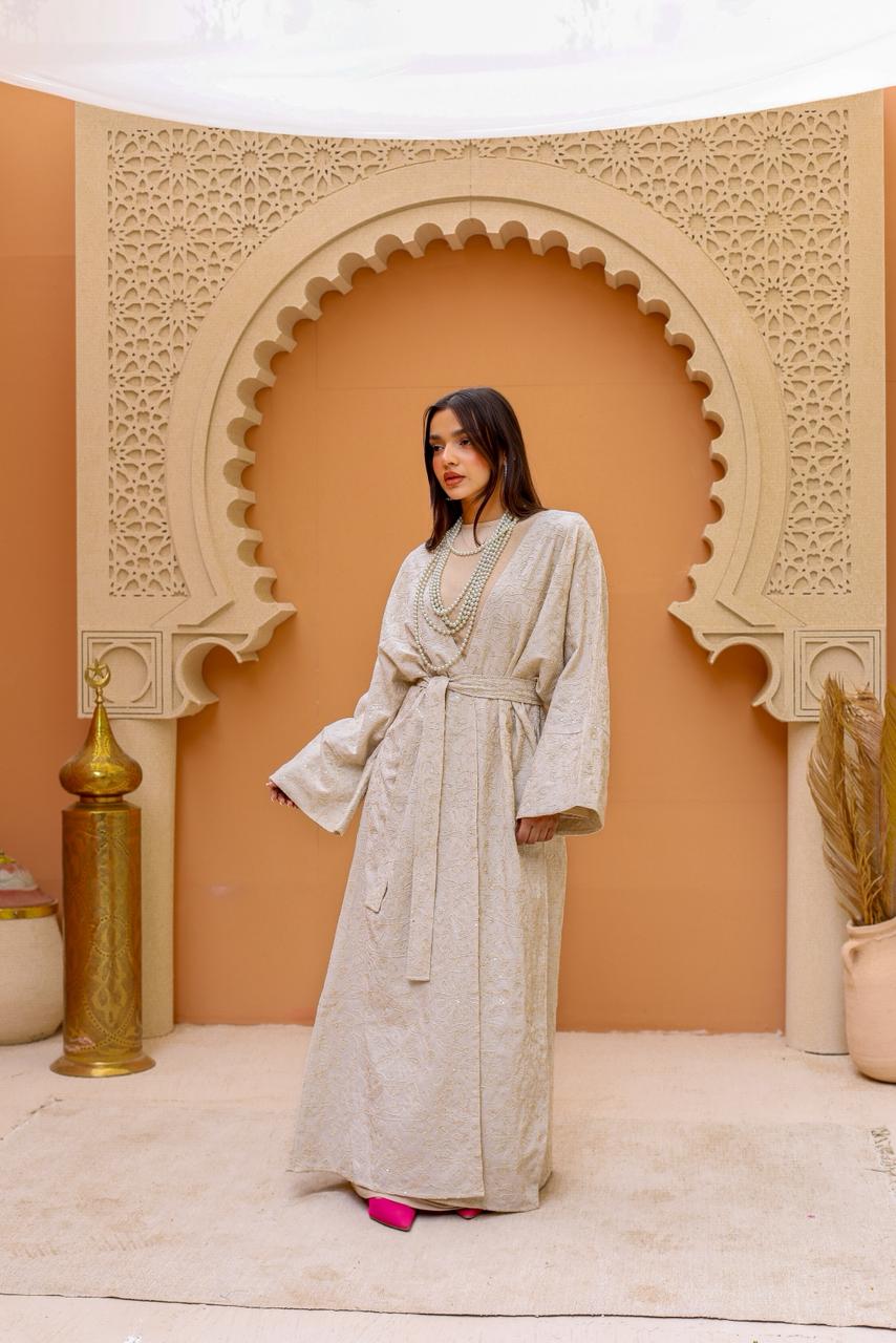Dey Handmade Kaftan- OffWhite