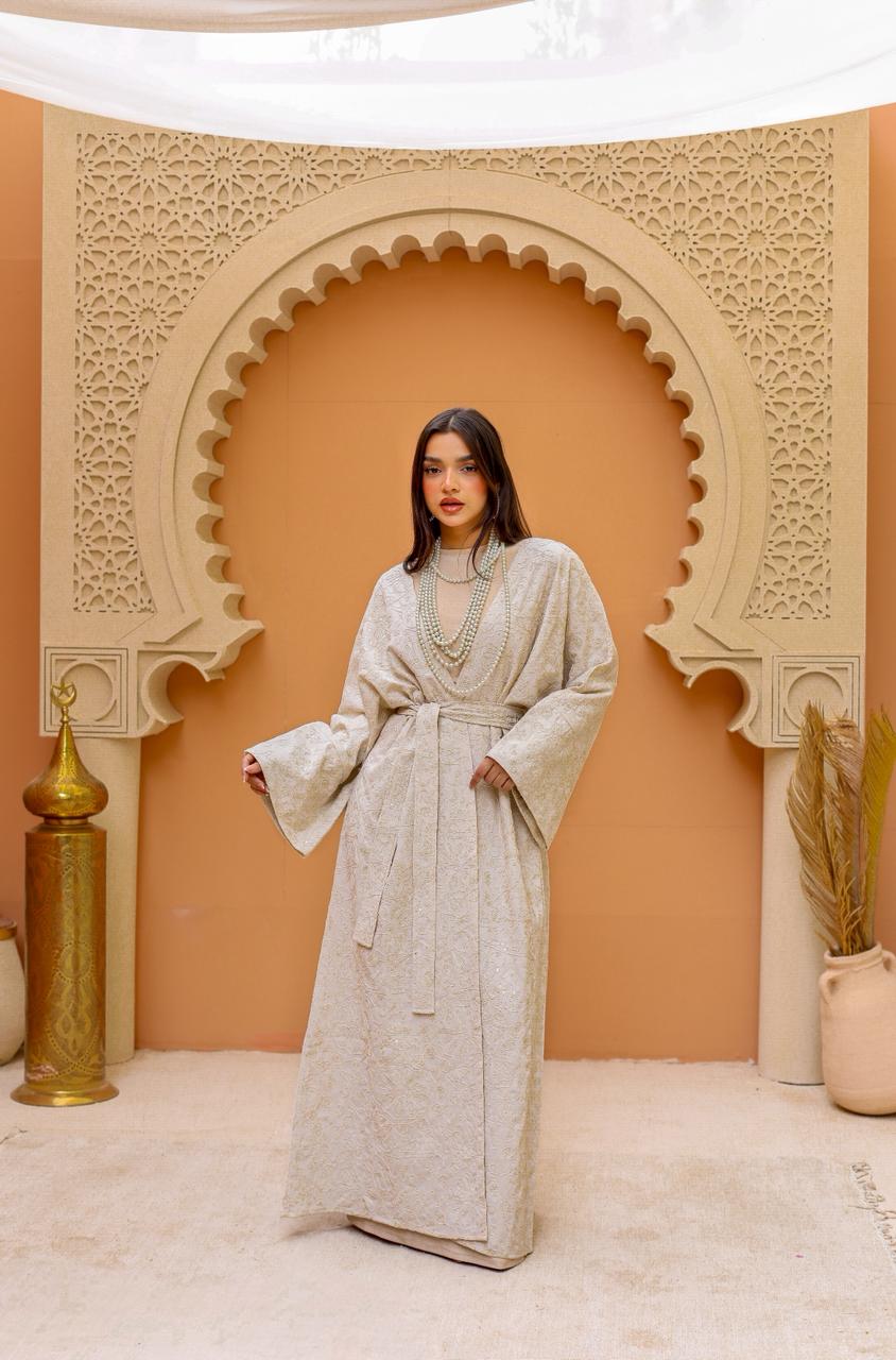 Dey Handmade Kaftan- OffWhite