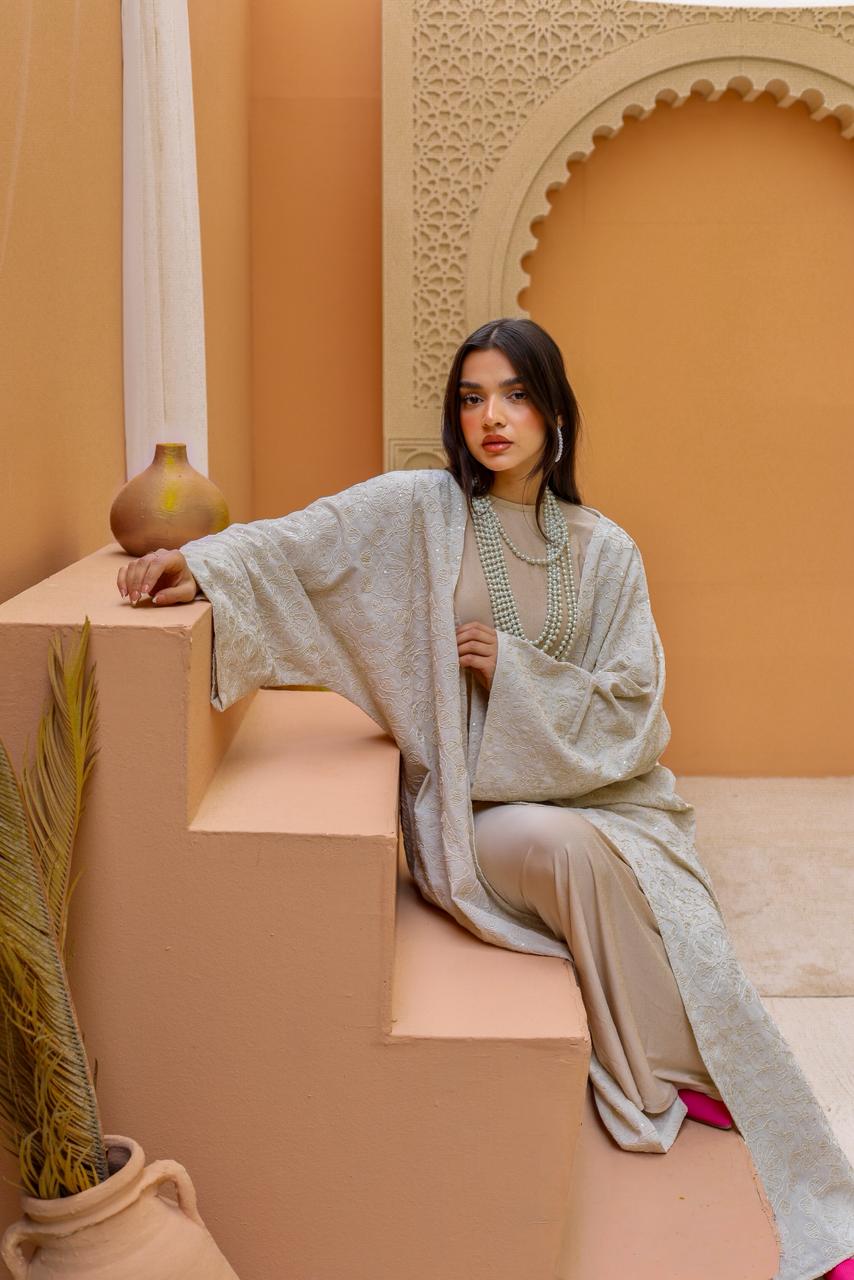 Dey Handmade Kaftan- OffWhite